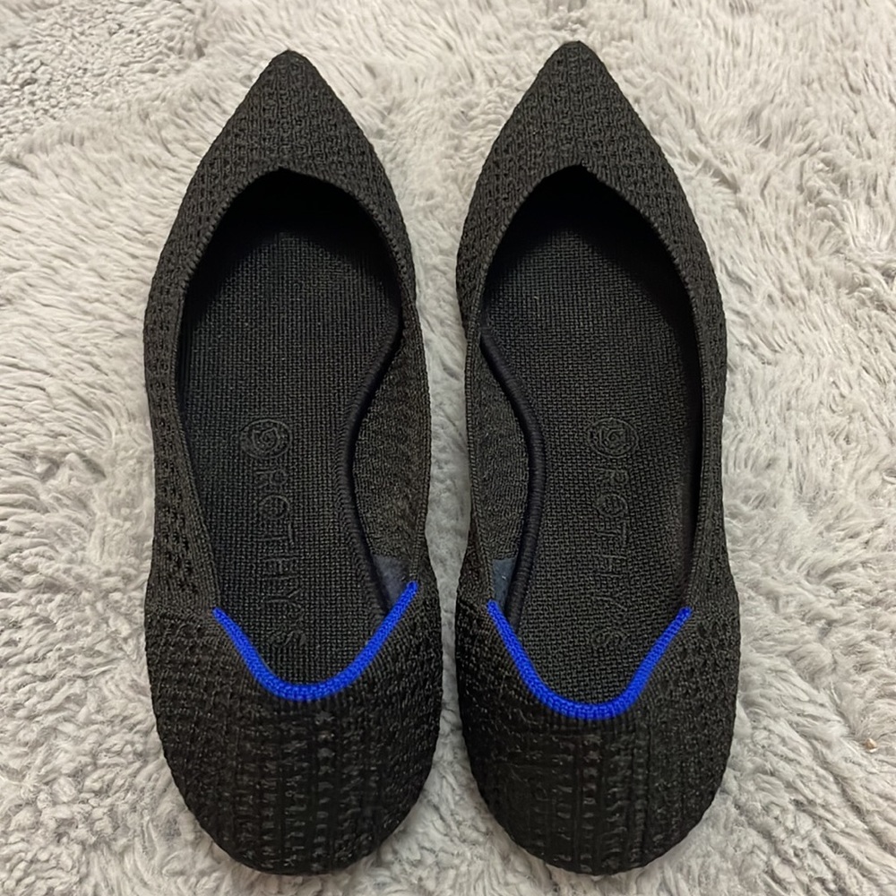 ROTHY’S ALL BLACK Women’s Shoe, Size 9.5